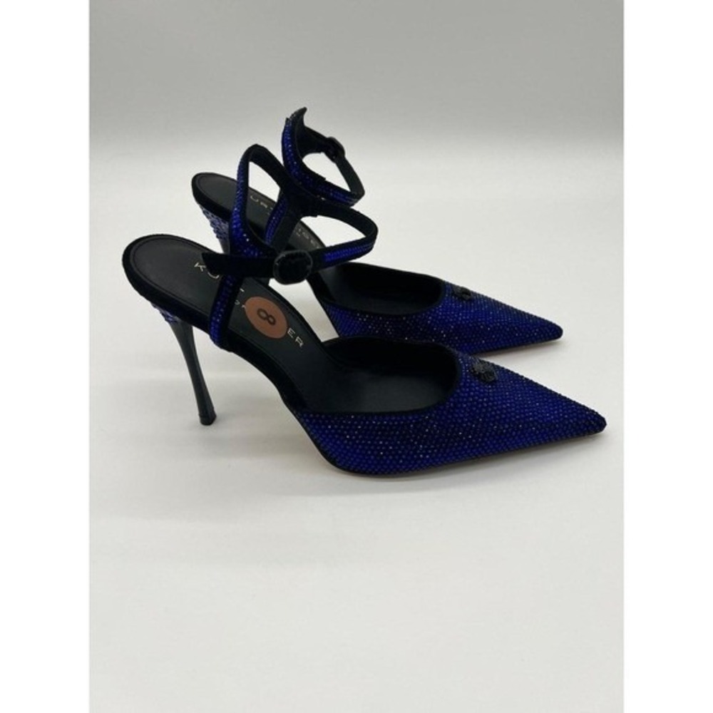 NEW Kurt Geiger Eagle Point Ankle Strap Heel W8